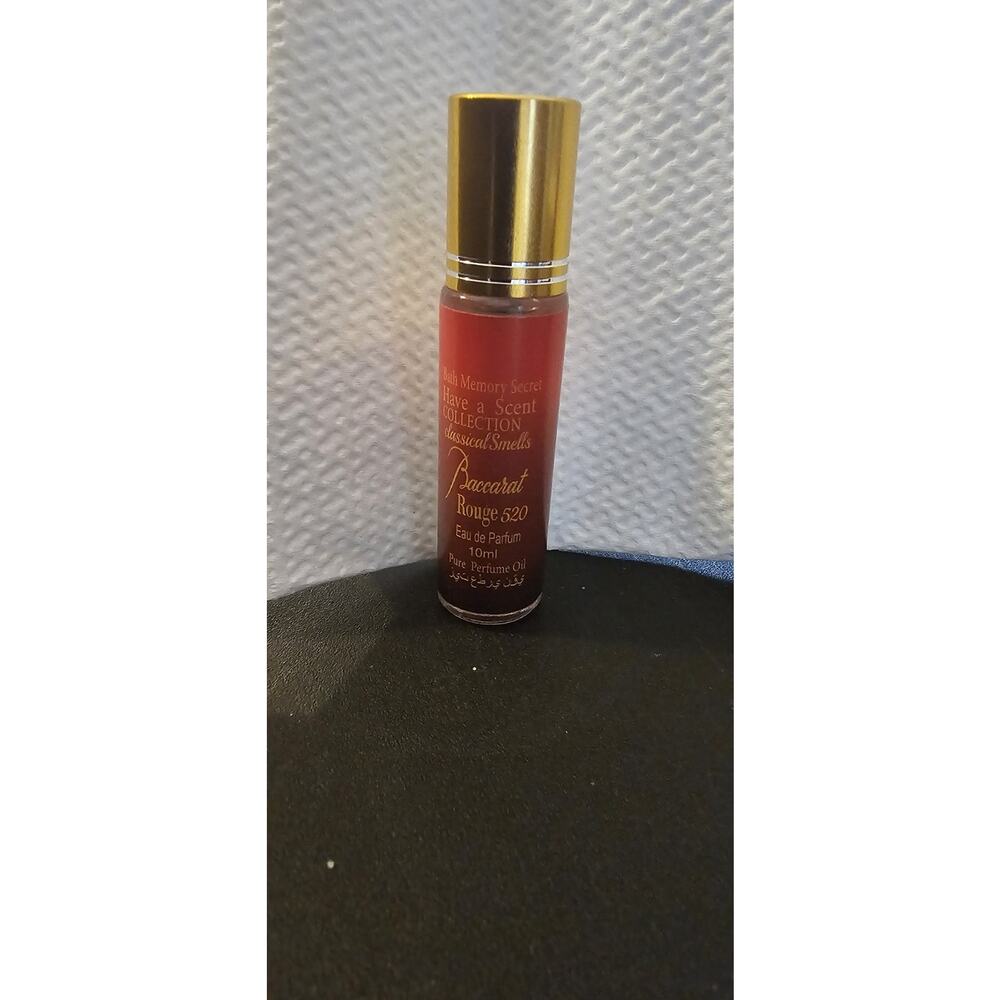 Perfume Oil Baccarat Rouge 520 Scented 100 Percent Pure 10 ml Roll On Lasting